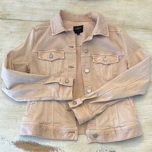Women's Light Pink Denim Jacket